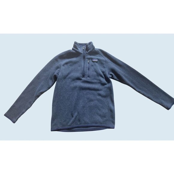 PATAGONIA Women's Blue 1/2 Zip Fleece Pullover Top Shirt Sz S - Picture 2 of 7